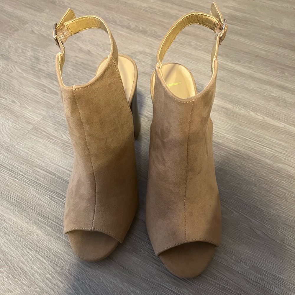 lulus open toe booties NWOT - Picture 2 of 7
